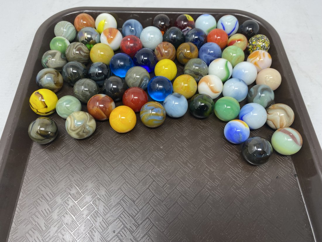 Approximately 55 Shooters Marbles (1 of 3)