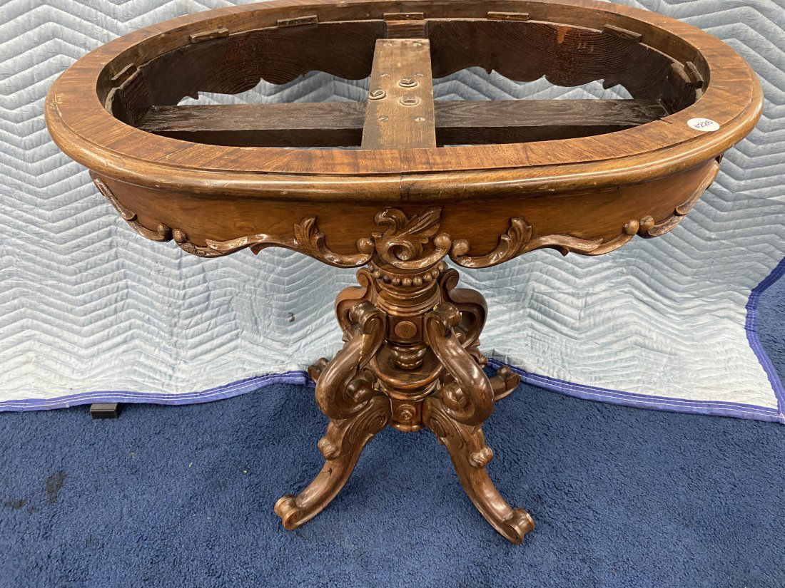 Ornate Victorian Marble Top Table Base (1 of 5)