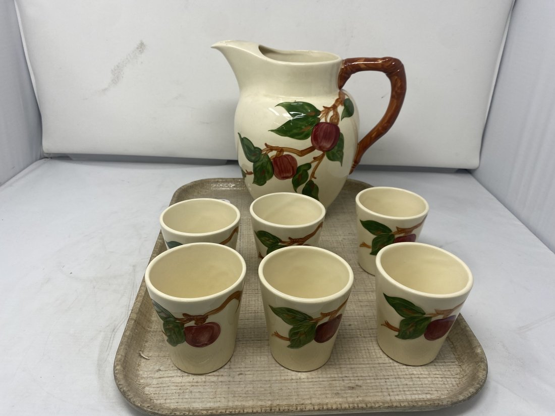 Franciscan Ware Apple Pattern Water Set (1 of 5)