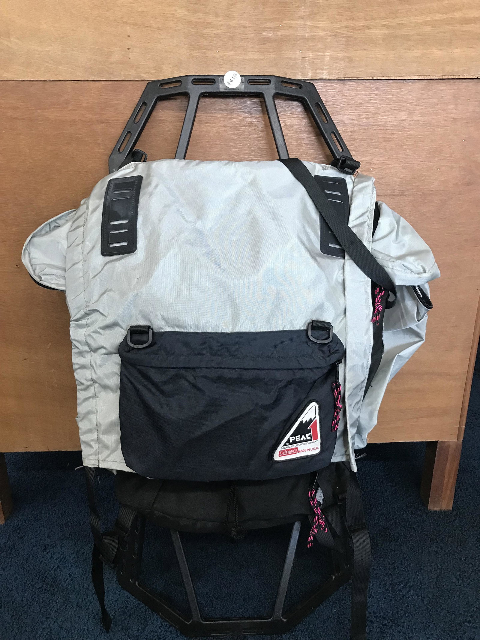 Peak Coleman Back Pack: Measures 35" x 18".