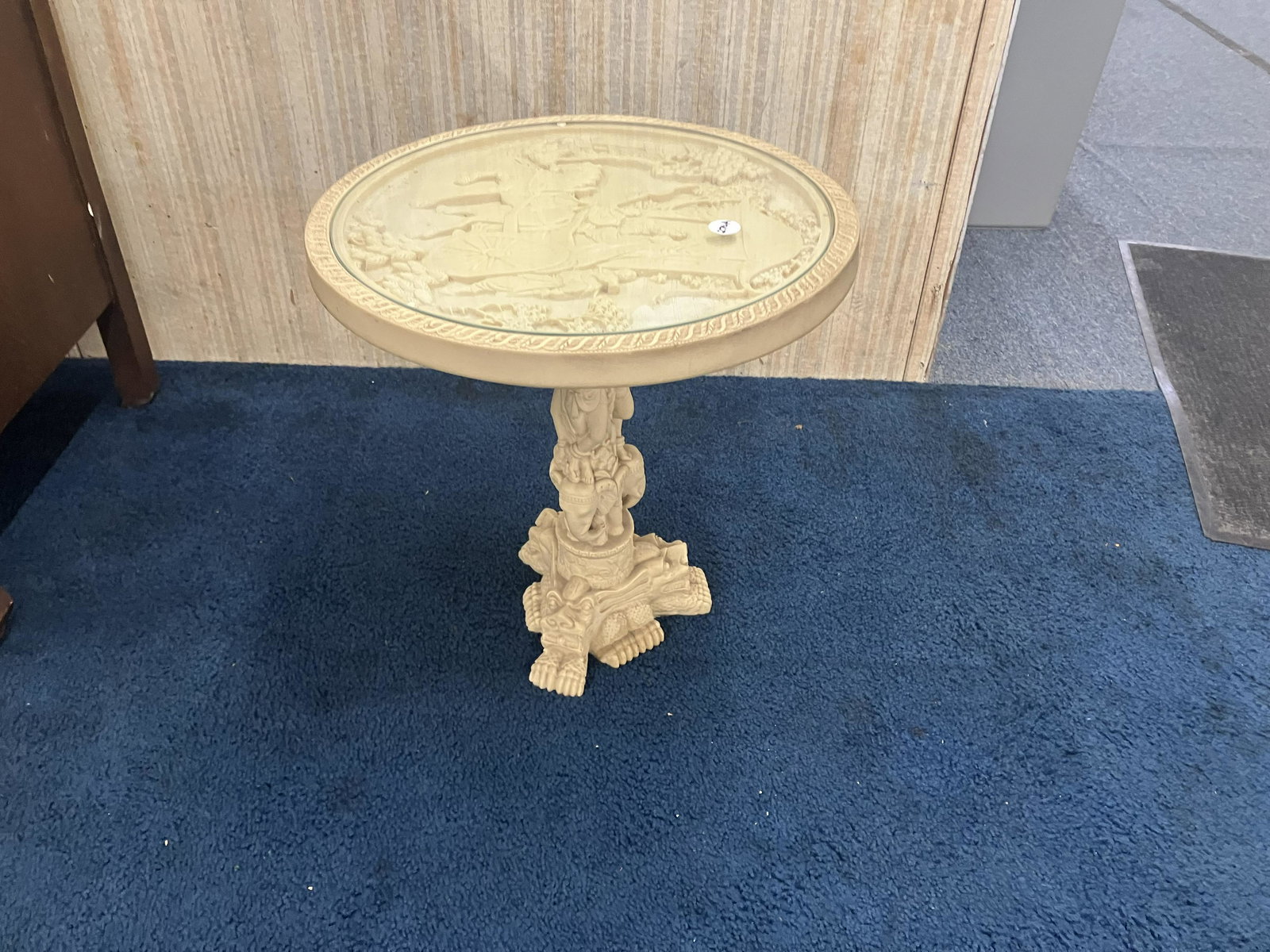 Carved Resin Oriental Table (1 of 4)