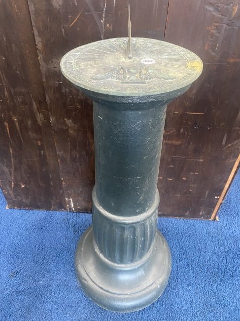 Bronze Sundial on Concrete Base (1 of 4)