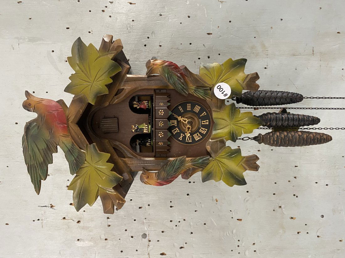 Carved German Coo Coo Clock (1 of 6)