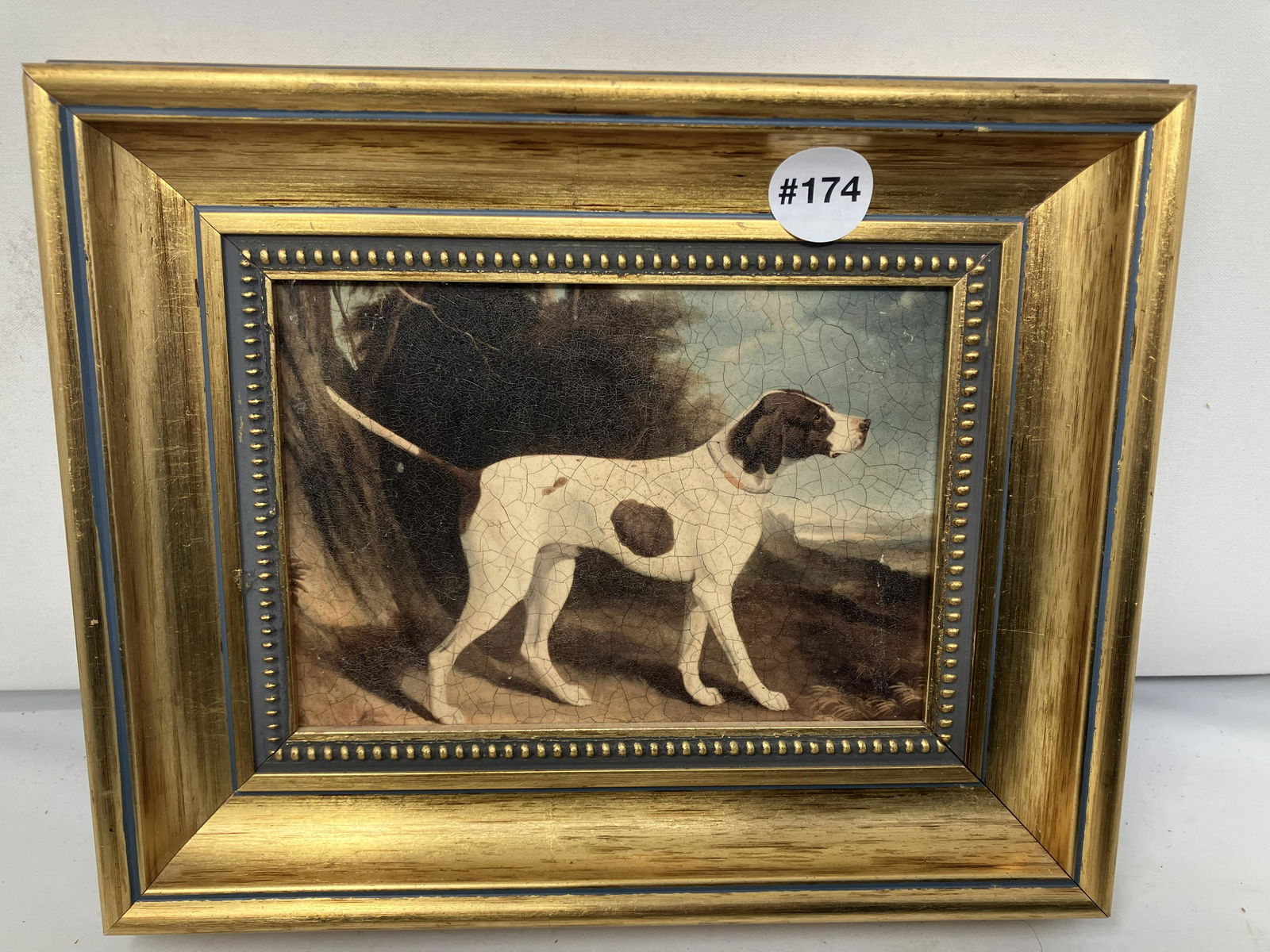 20thC Oil on Board Style Painting (1 of 2)