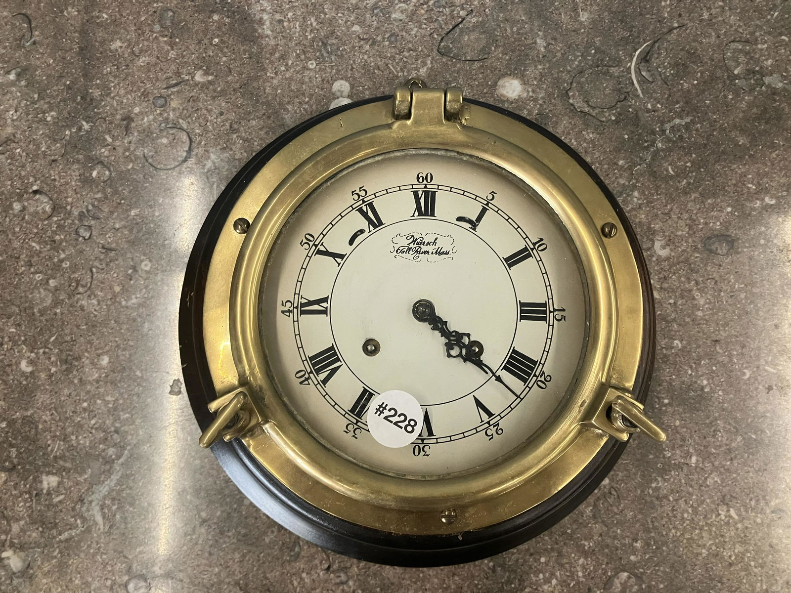 Wuersch German Ships Clock Auction