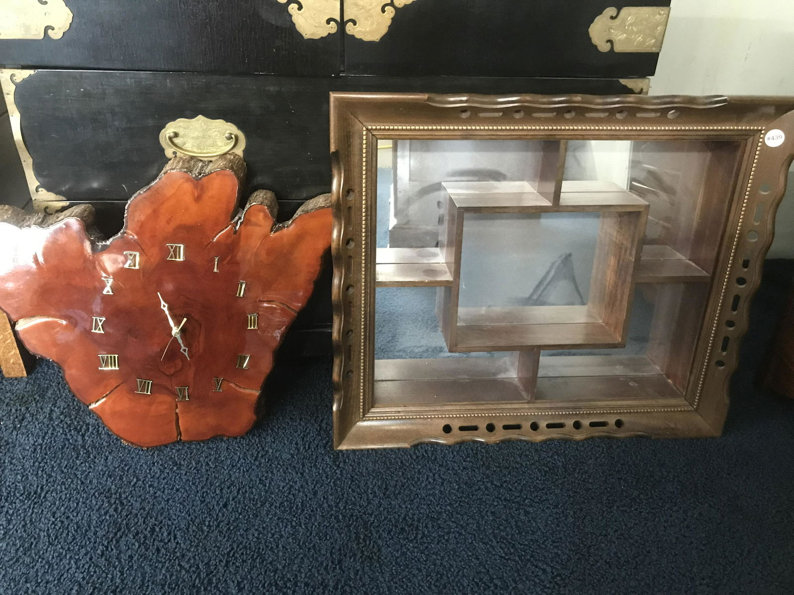 Shadow Box Frame & Wood Wall Clock (1 of 3)
