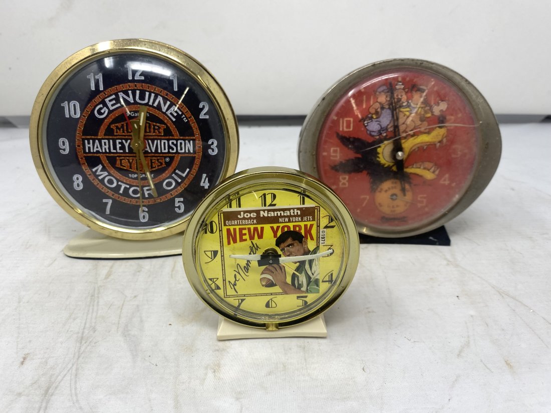 3 Alarm Vintage Clocks (1 of 4)
