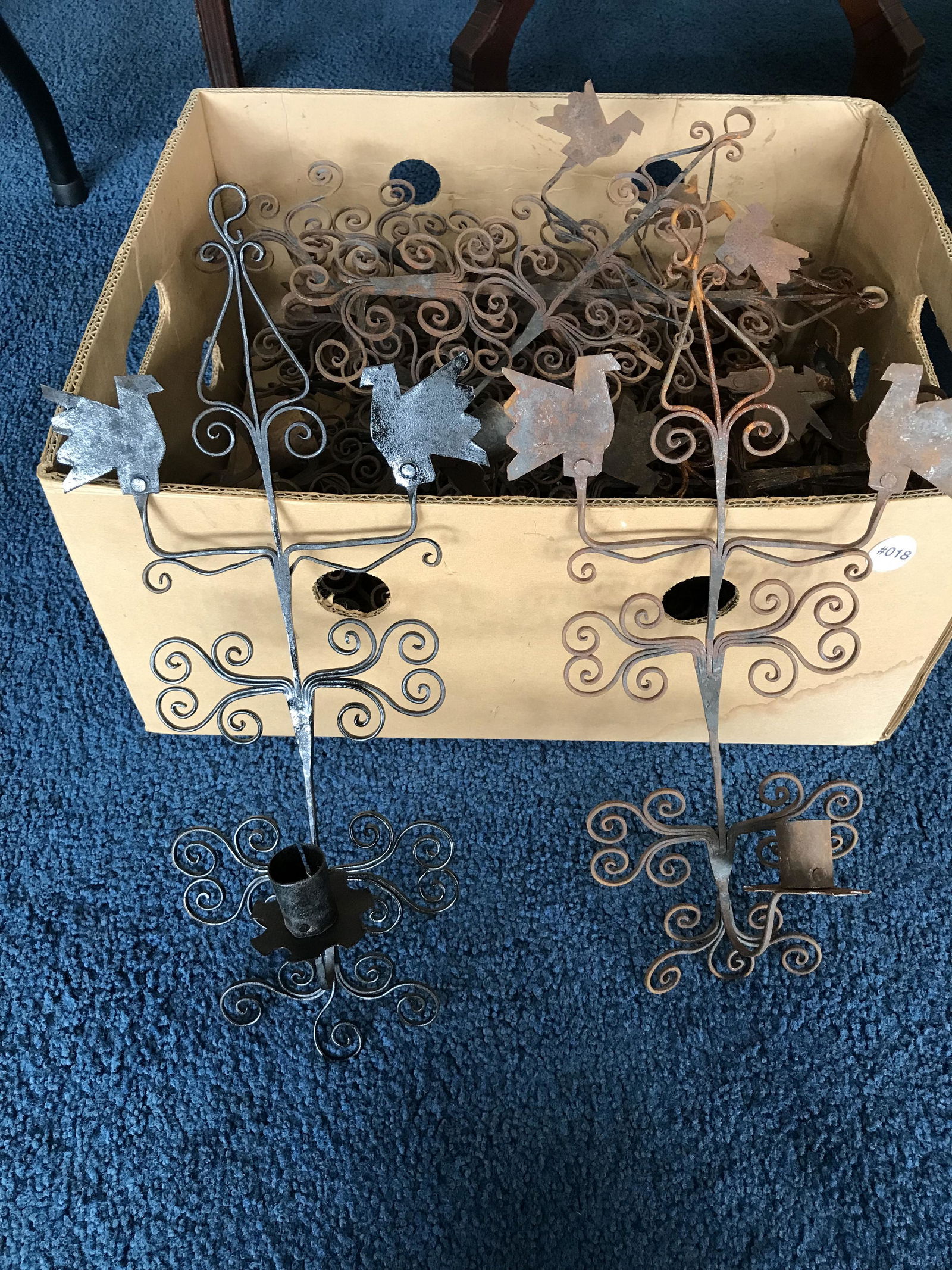 Folk Art Style Wall Sconces (1 of 2)