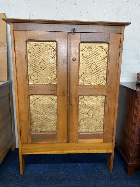 Antique Punch Tin Pie Safe (1 of 8)