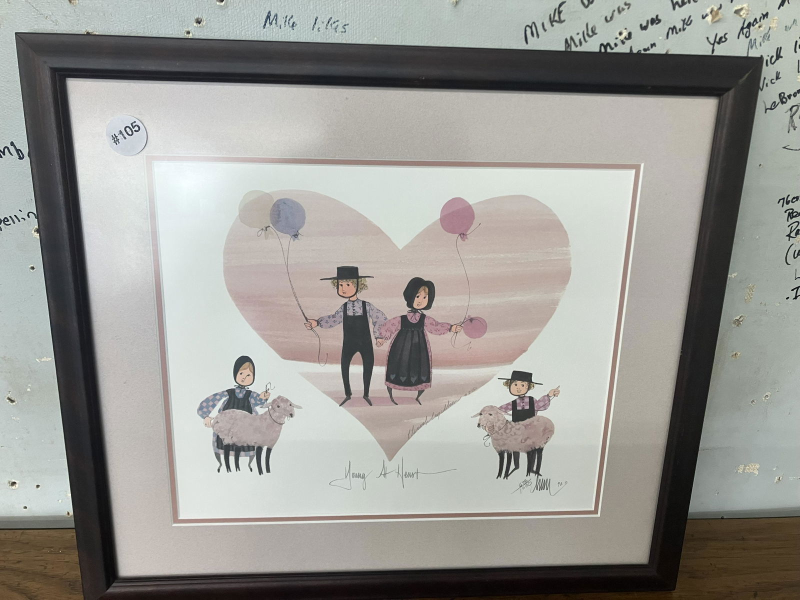 Signed and Numbered P. Buckley Moss Print (1 of 3)