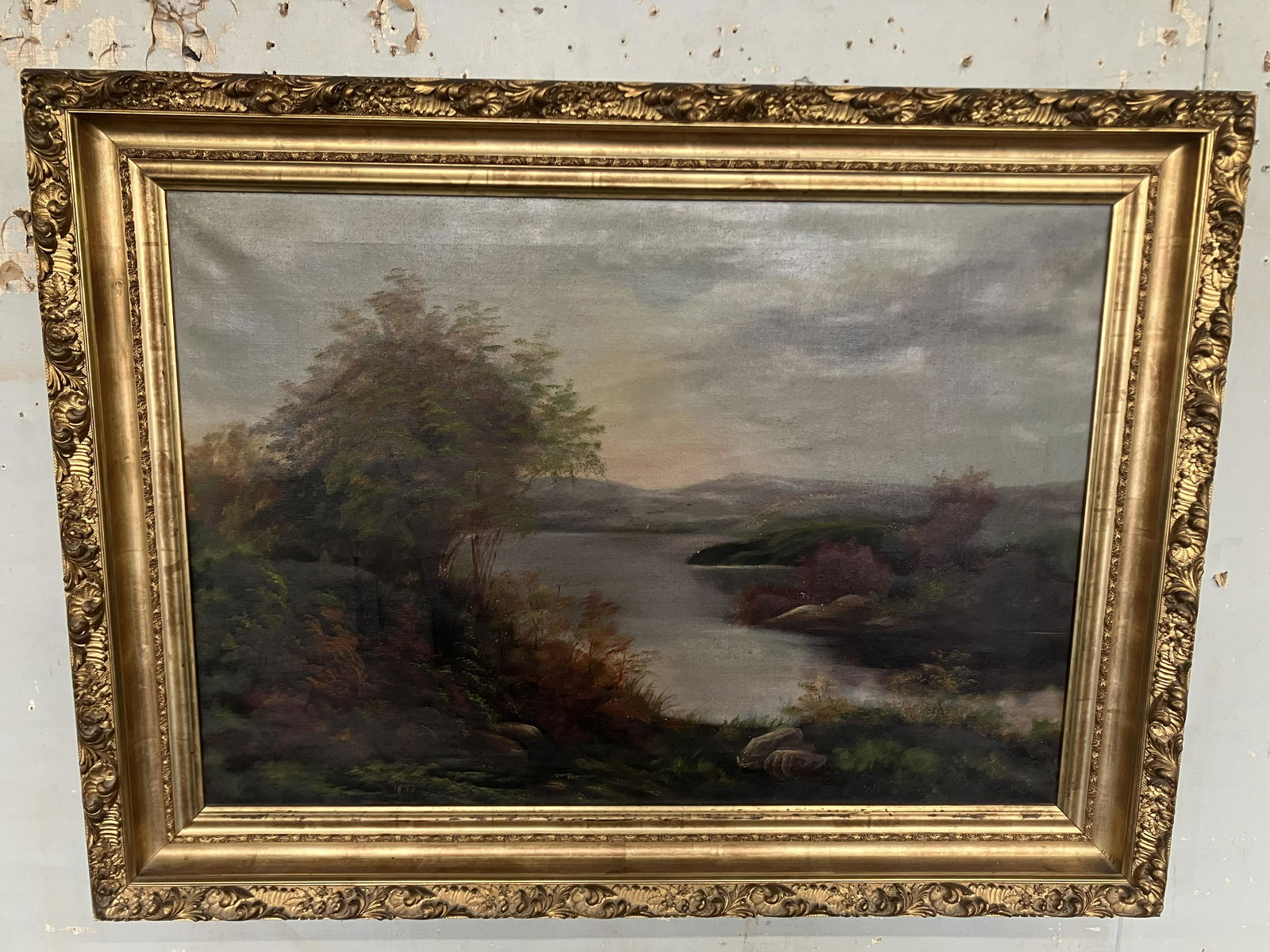 Hudson River Valley School 1898 Painting (1 of 7)