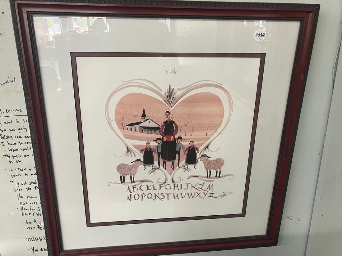 Signed and Numbered P. Buckley Moss Print (1 of 4)