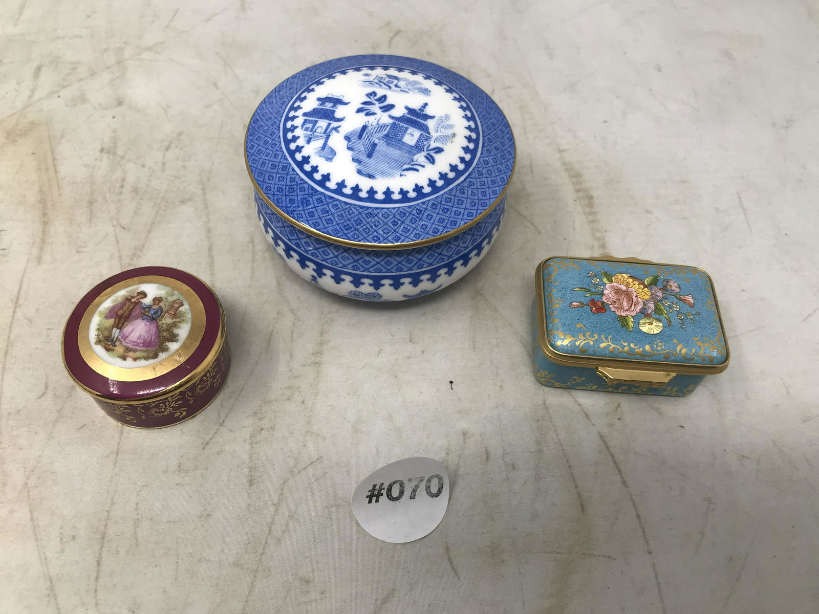 Three Porcelain Pill Boxes (1 of 3)