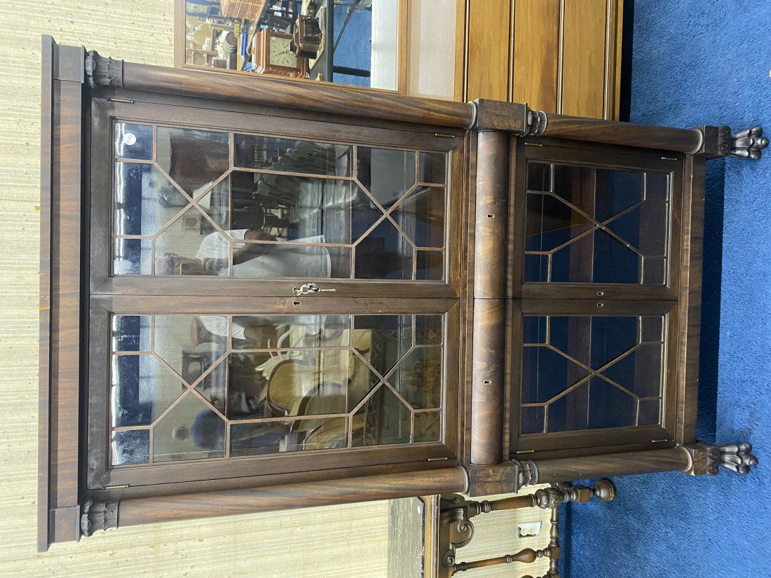 Antique Mahogany China Cabinet (1 of 10)