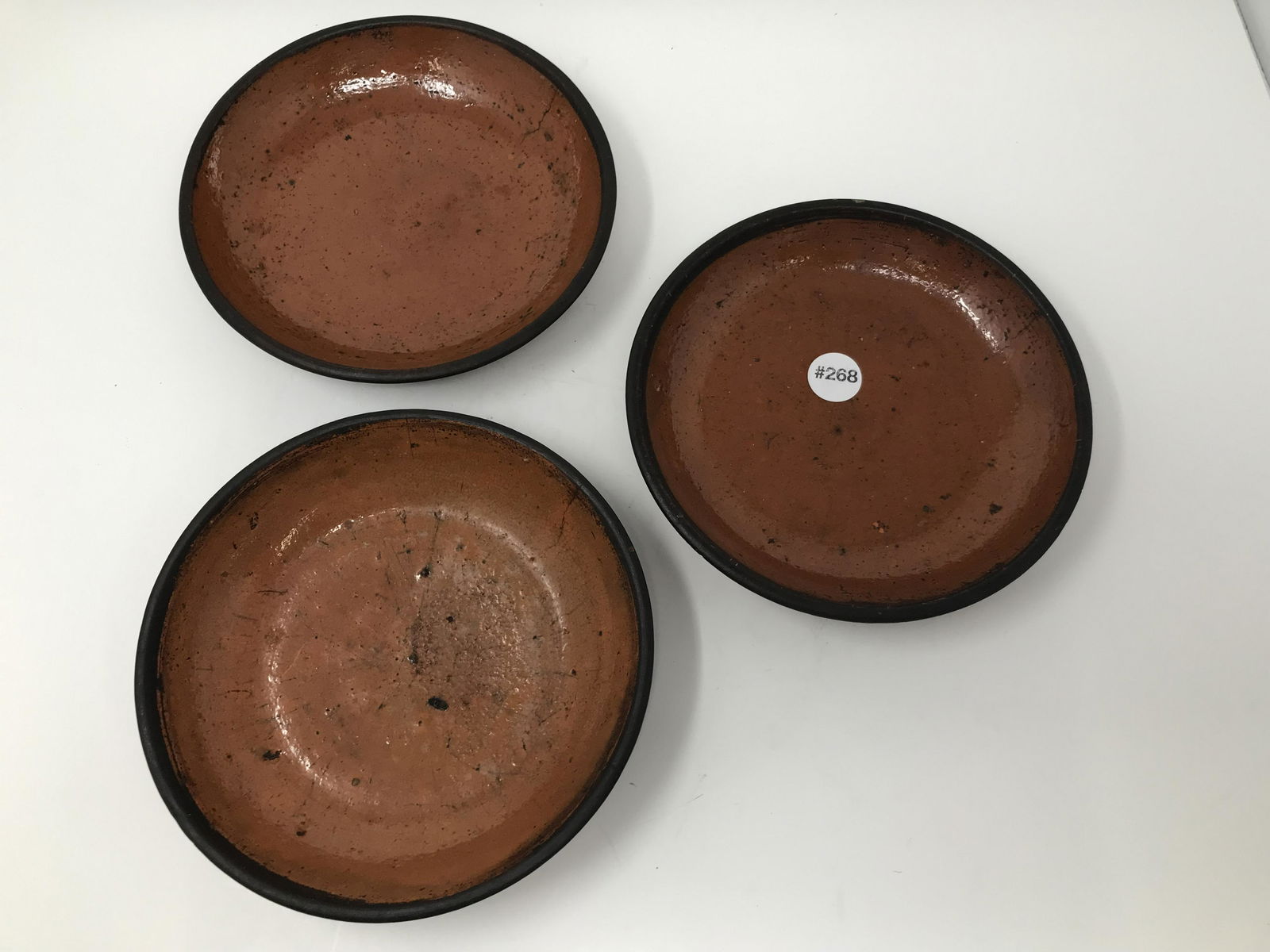 Three Redware Plates (1 of 4)