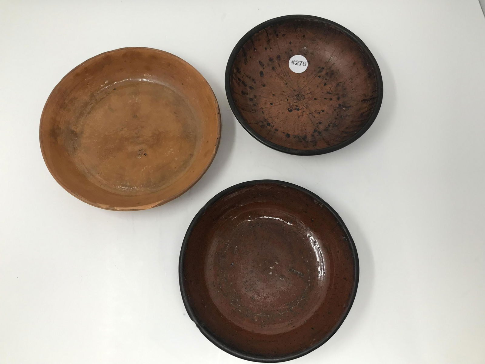 Three Redware Bowls (1 of 5)