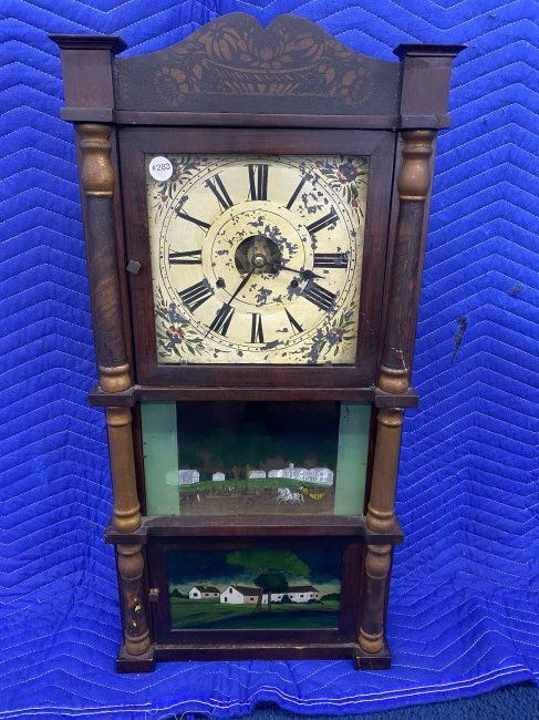 Antique Triple Decker Empire Clock (1 of 9)