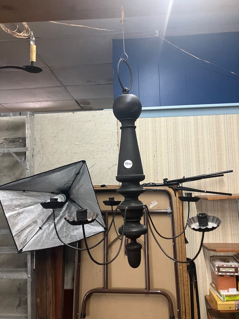 Primitive Style Light Fixture (1 of 4)