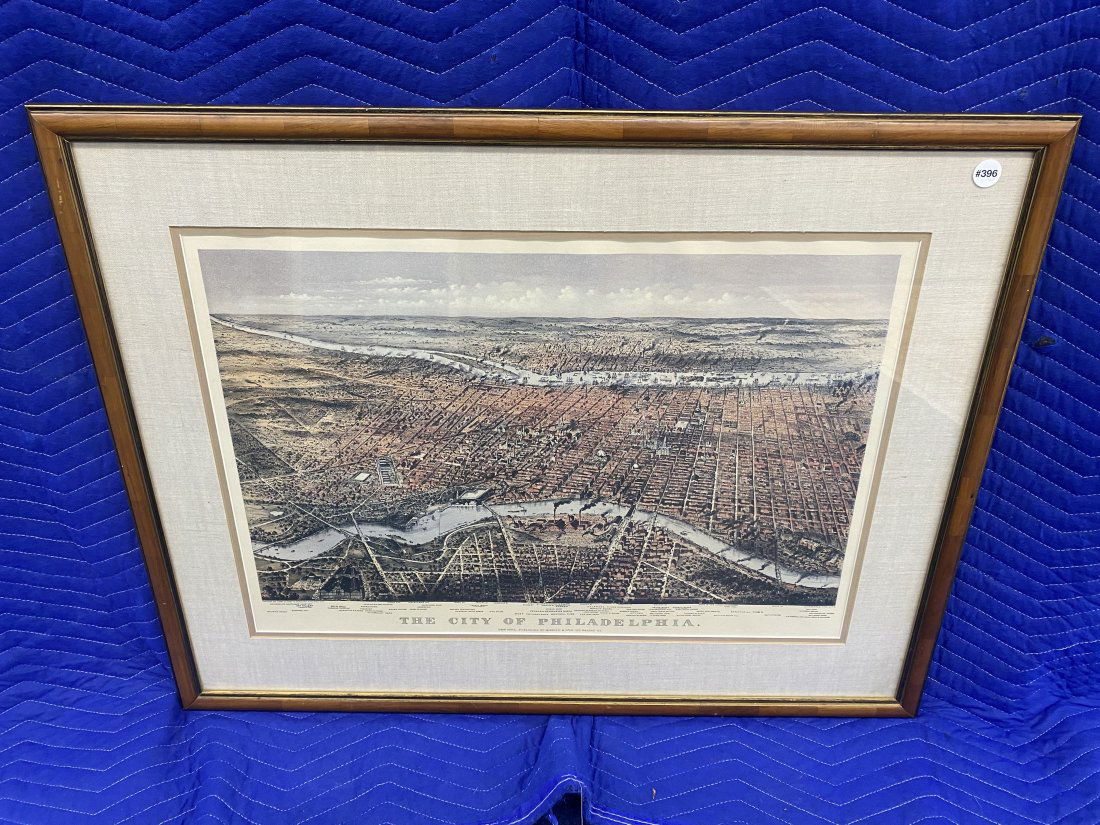 Currier & Ives Litho "The City of Philadelphia" (1 of 6)