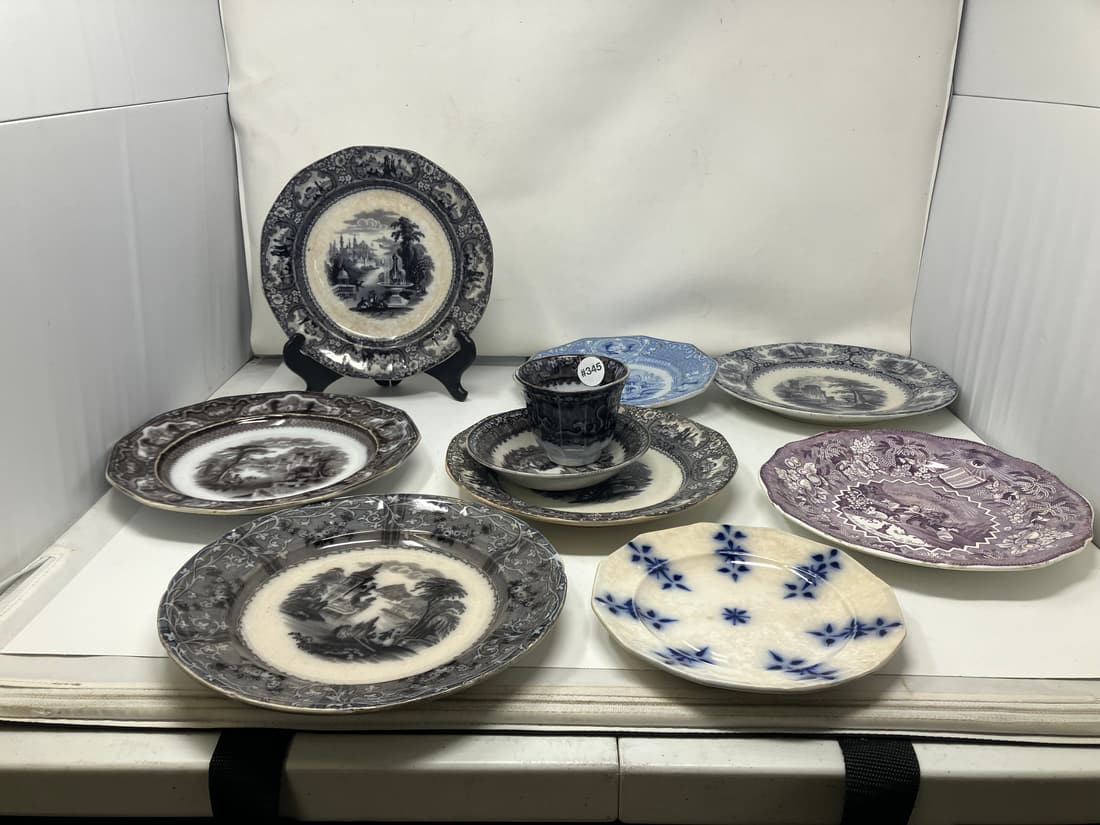 Grouping of Antique Transferware Plus (1 of 5)