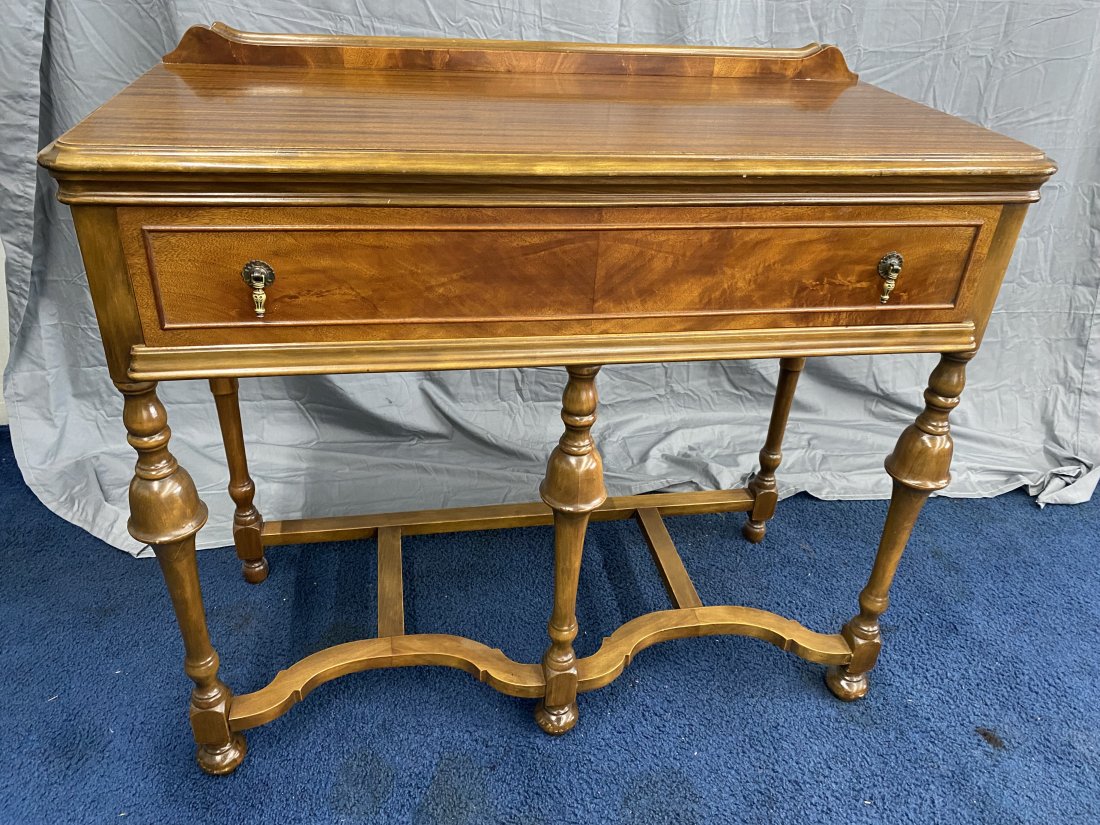 Antique Walnut Server: 36"x40"x18", signed in drawer