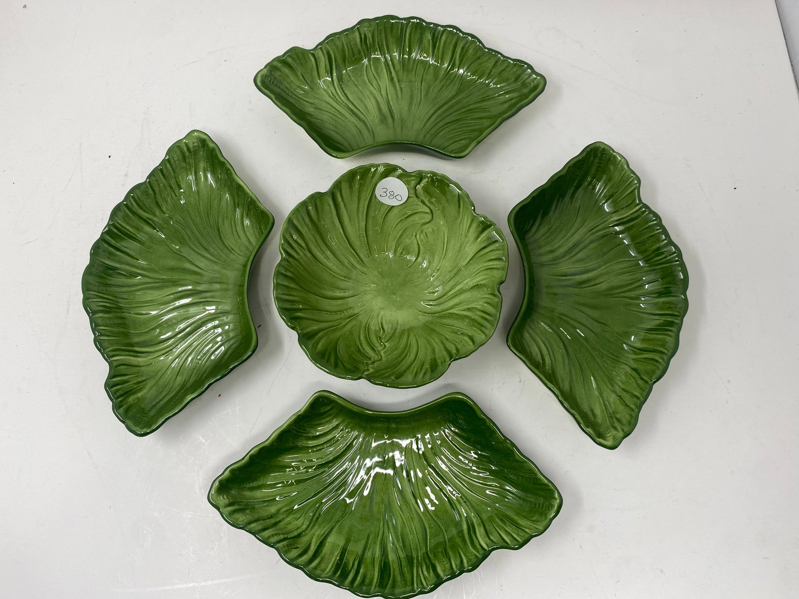 Mid Century Green Lazy Susan (1 of 5)