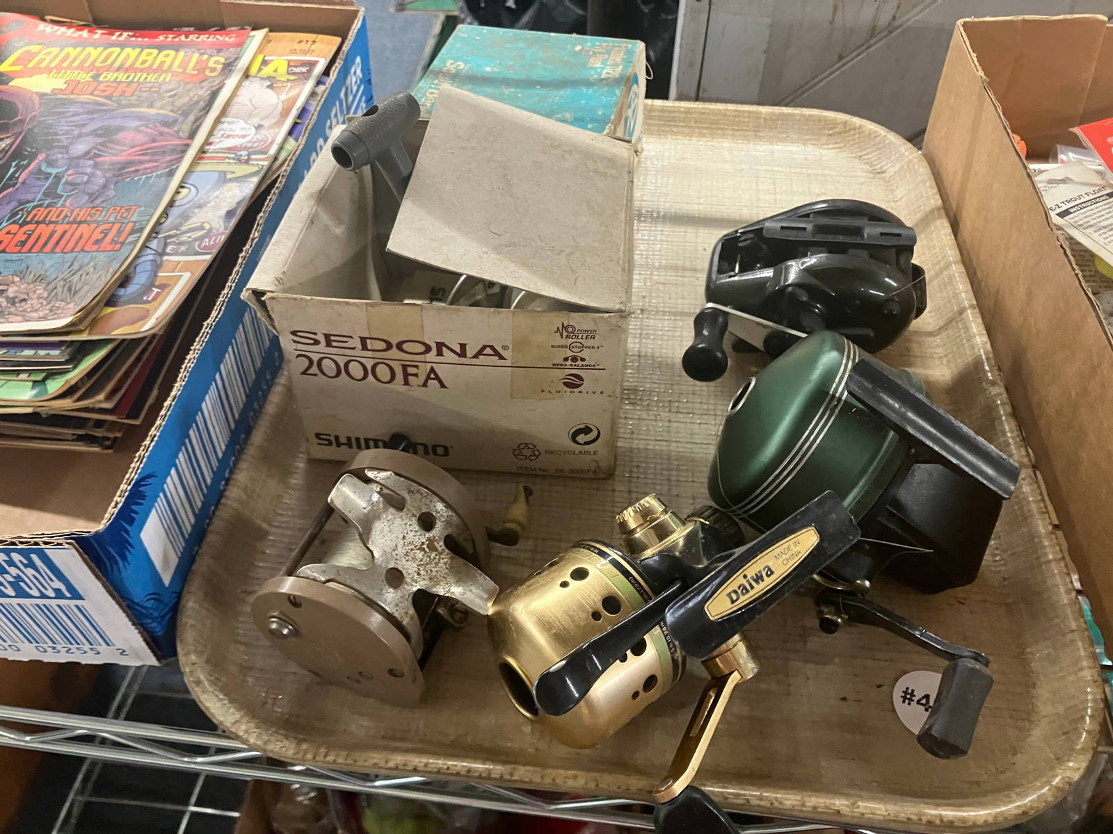 Six Fishing Reels Auction