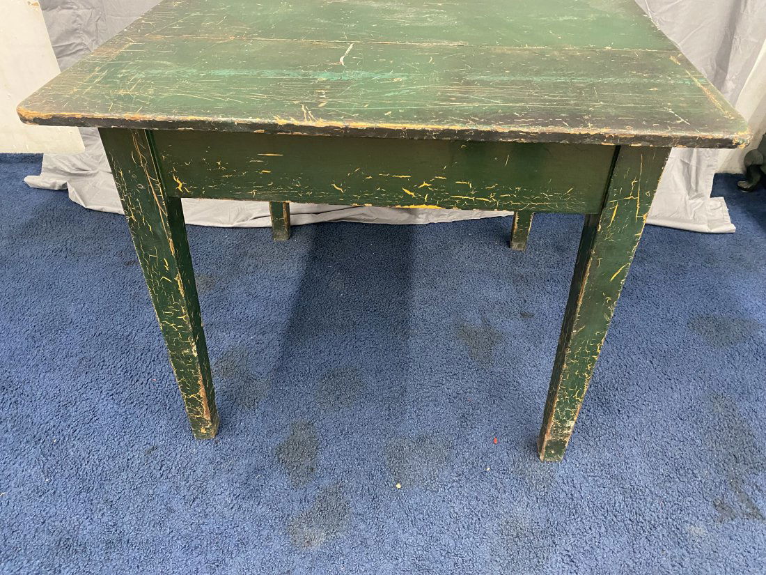 Antique Paint Decorated Table (1 of 5)
