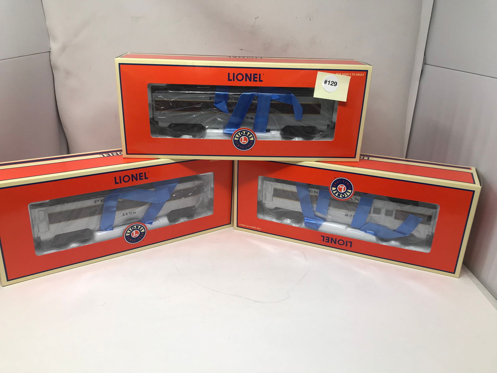 Three Lionel Pennsylvania Coach Cars (1 of 3)