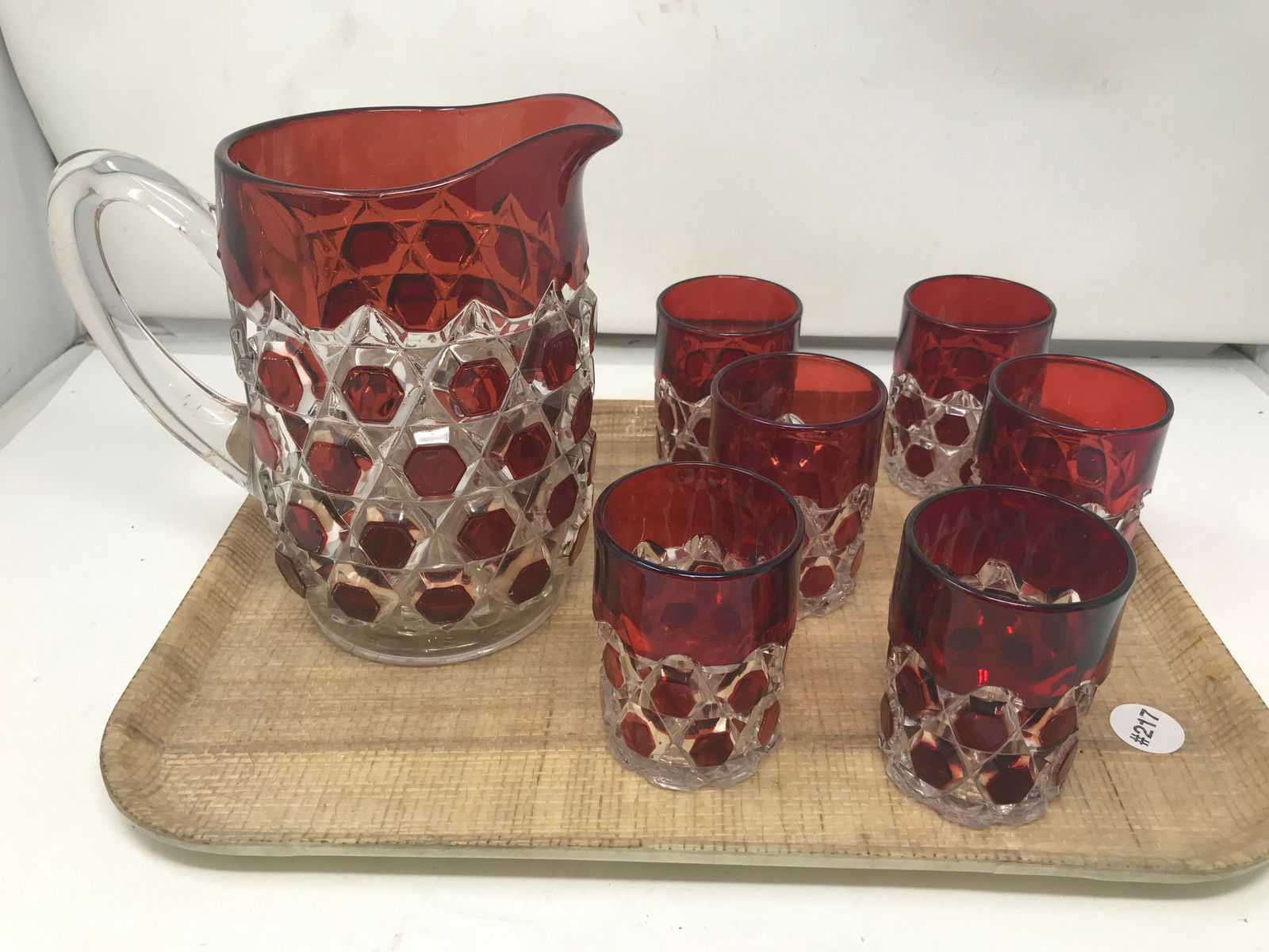 Ruby Water Set (1 of 4)