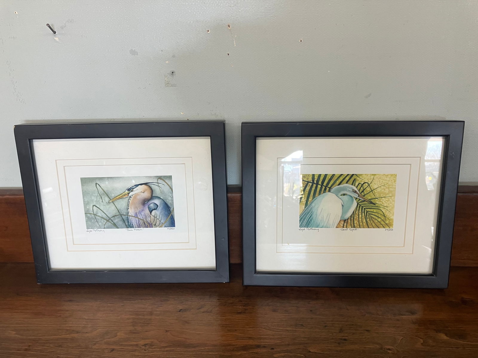 Pair Signed Lithographs (1 of 3)