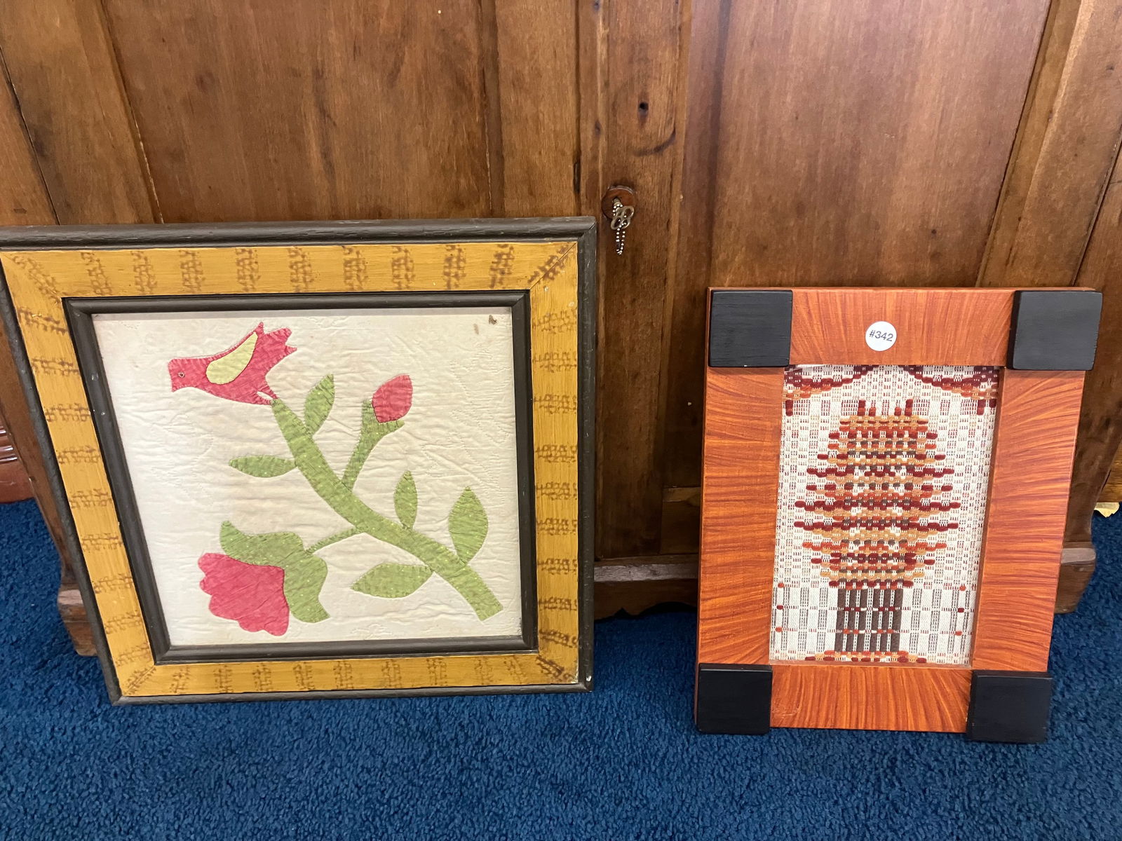 Pair Paint Decorated Frames (1 of 2)