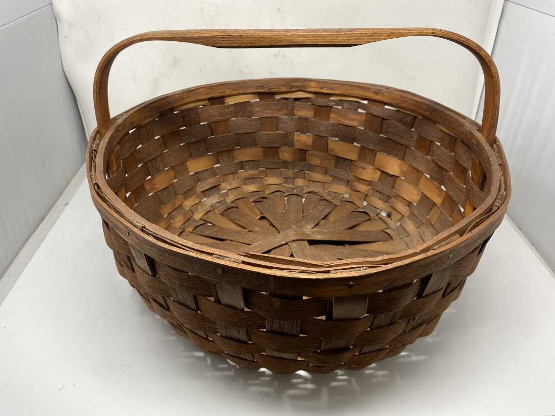 Antique Basket: 12" x 18".