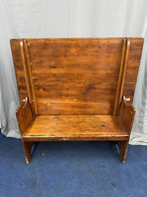 Antique Pine Hutch Table (1 of 7)