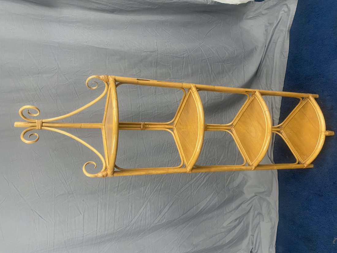 Bamboo Mid Century Etergie: 75" x 19" x 14".