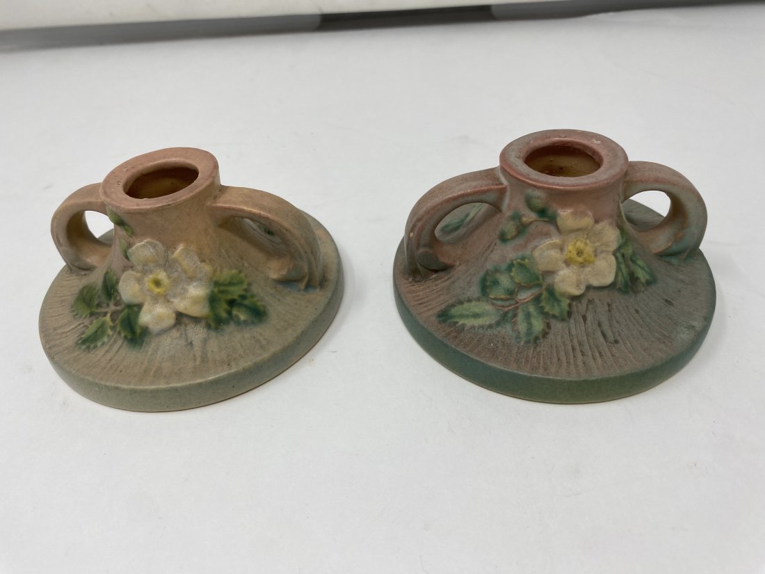 Pair of Roseville Candlesticks (1 of 4)