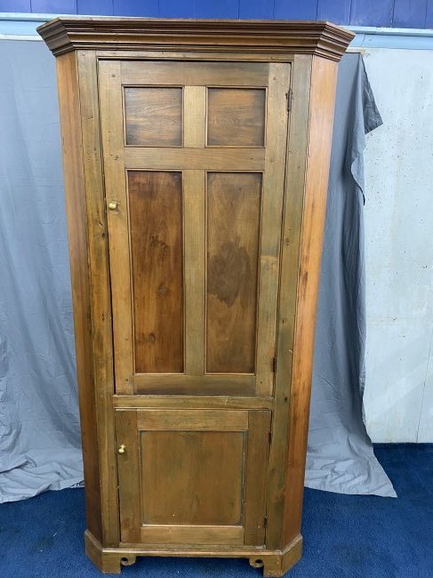 Antique Blind Door Corner Cupbord (1 of 8)