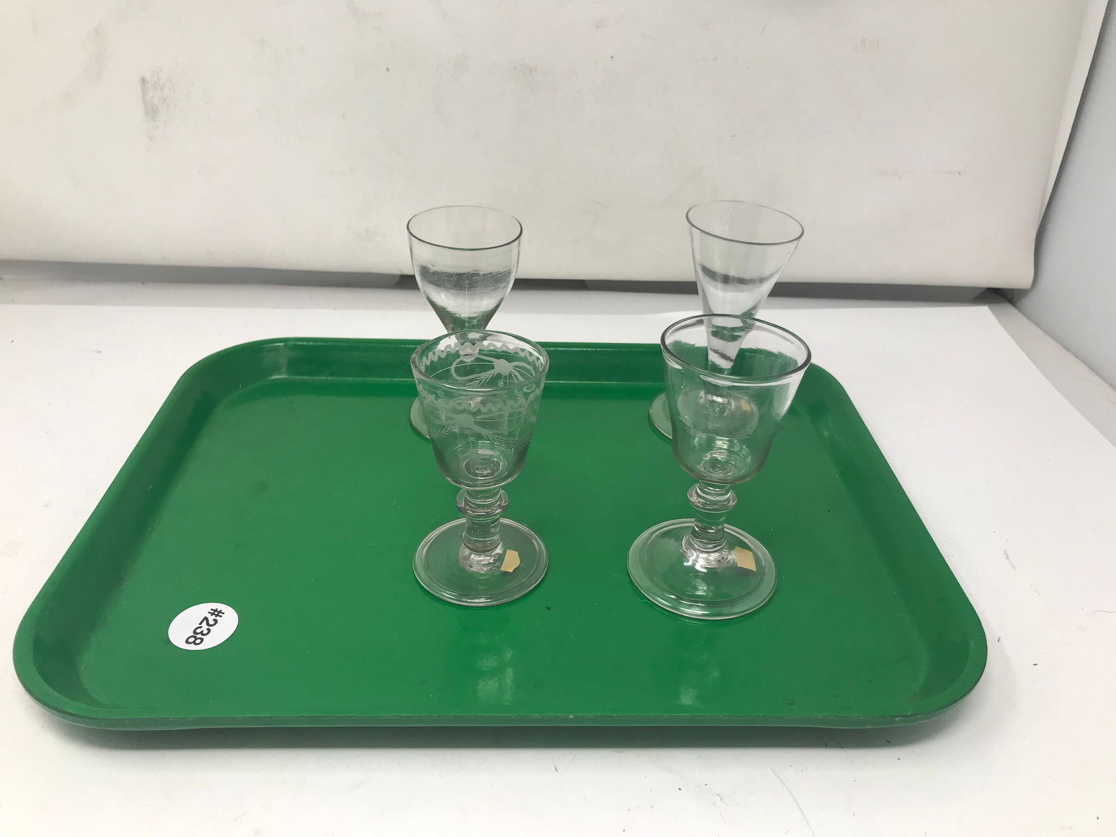 Four Pcs Coloreless Flint Glass (1 of 4)