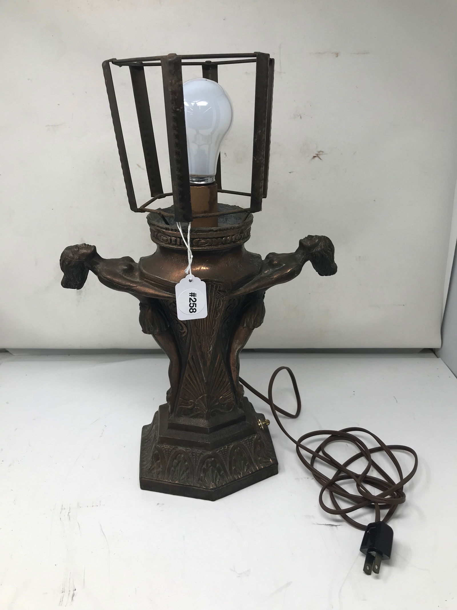 Bronze Art Deco Table Lamp (1 of 7)