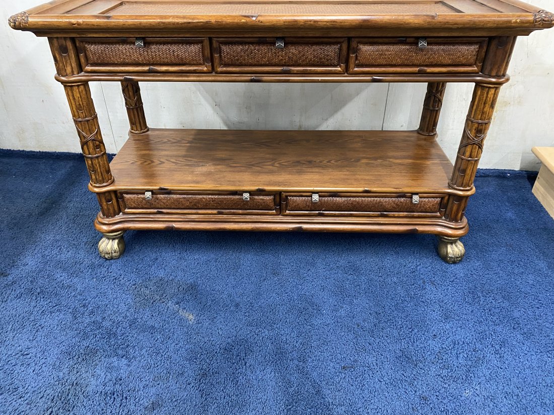 American Signature Faux Bamboo Table (1 of 7)