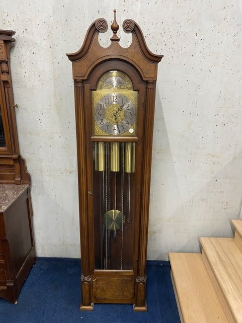 Colonial Grandfather's Tube Clock (1 of 11)