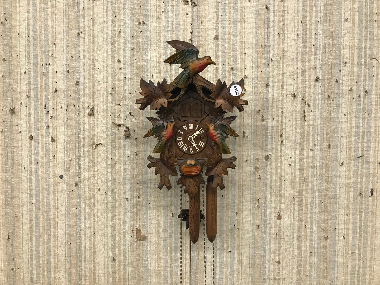 German Carved Coo Coo Clock (1 of 6)