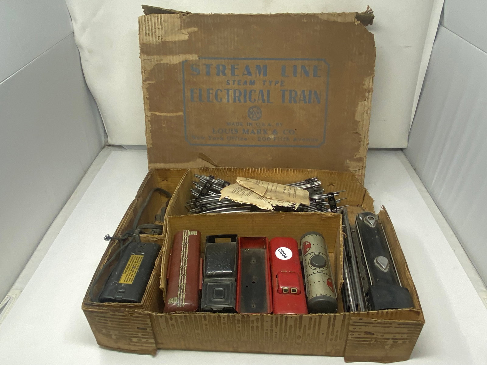 Marx Train Set: in original box 17"x13"