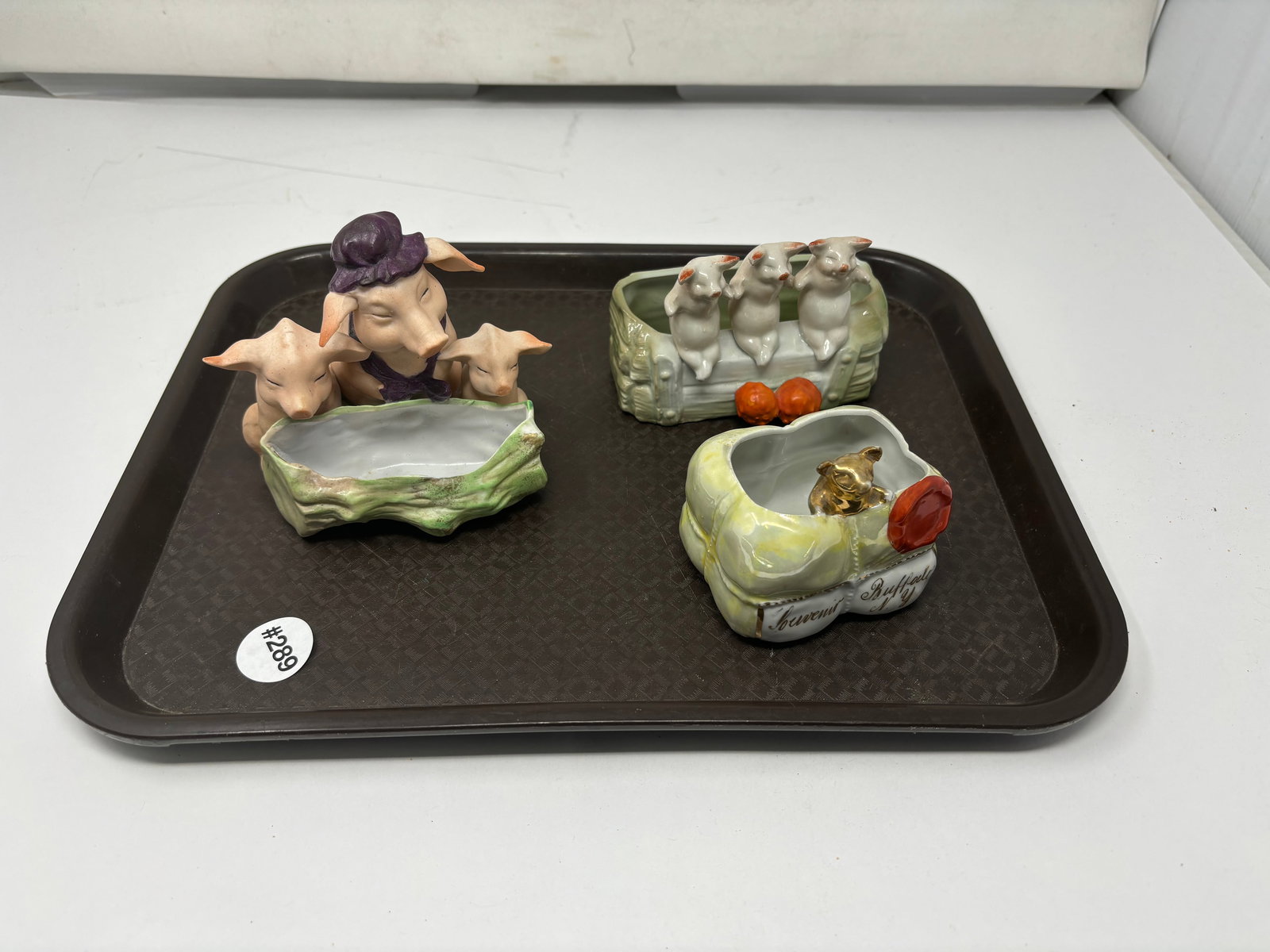 (3) German Pig Figurines (1 of 2)