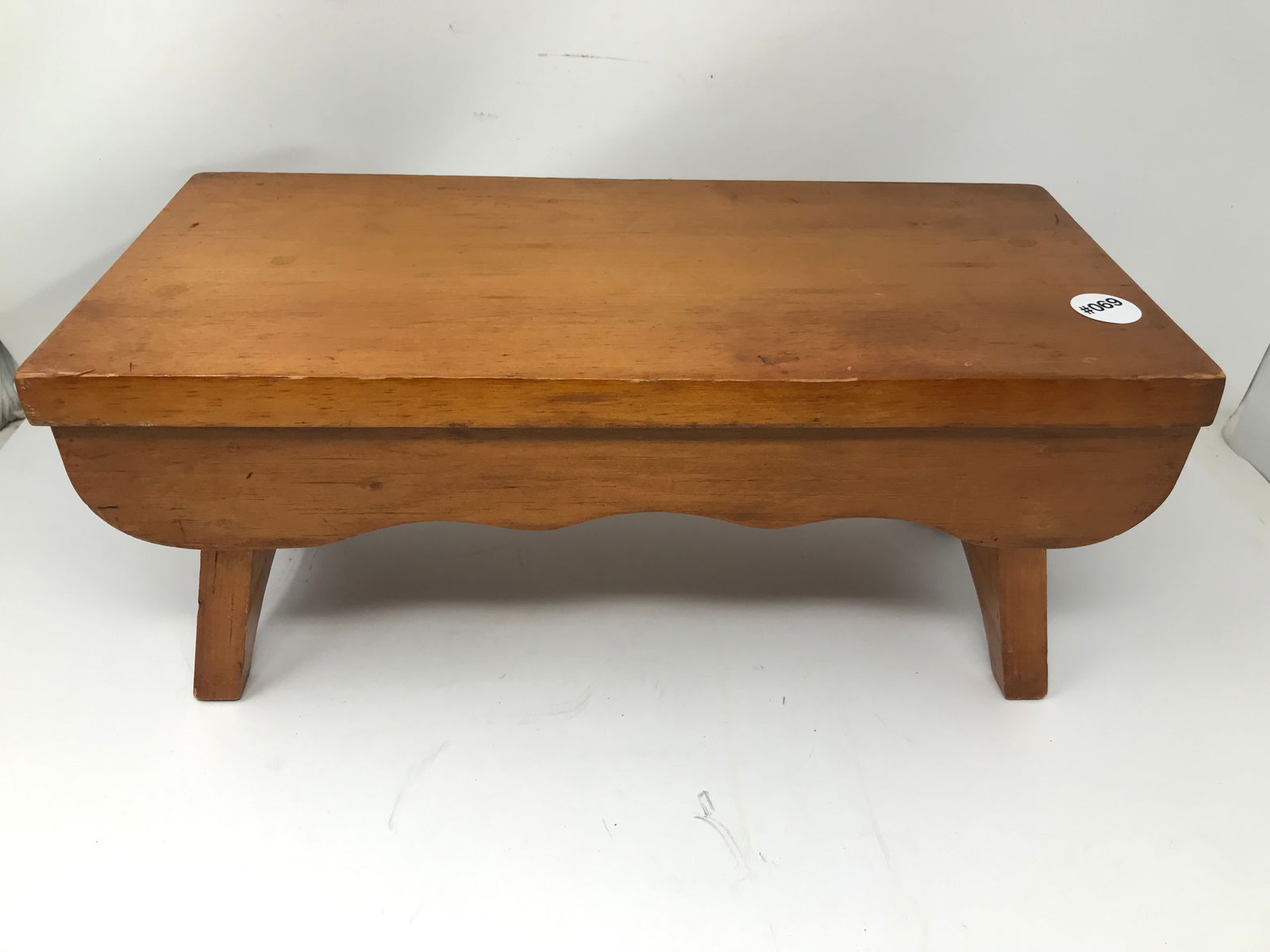 Softwood Primitive Foot Stool (1 of 4)