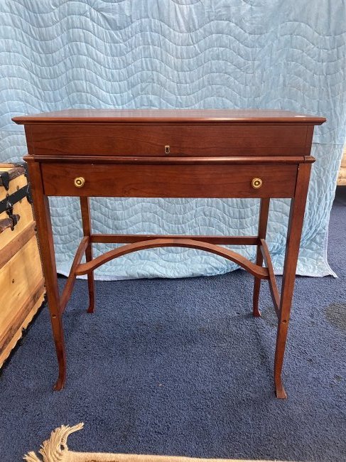 Mahogany Writing Desk: 34"x30"x17".