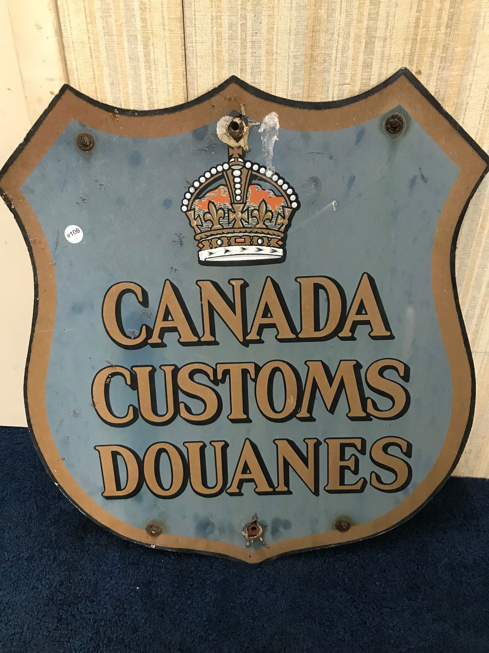 Canada Customs Douanes Sign (1 of 6)
