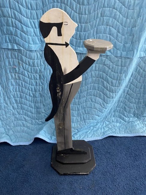 Standing Butler: 39" x 14"