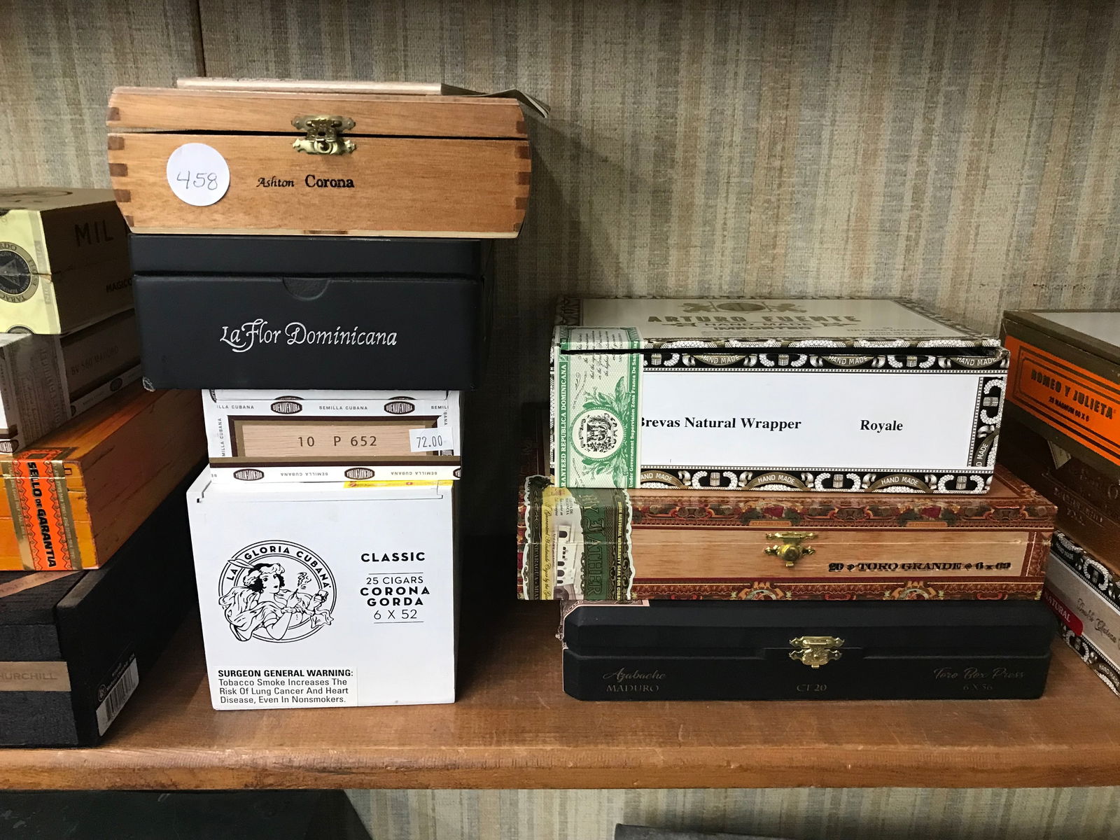 Cigar Boxes: Approx. 27 empty boxes