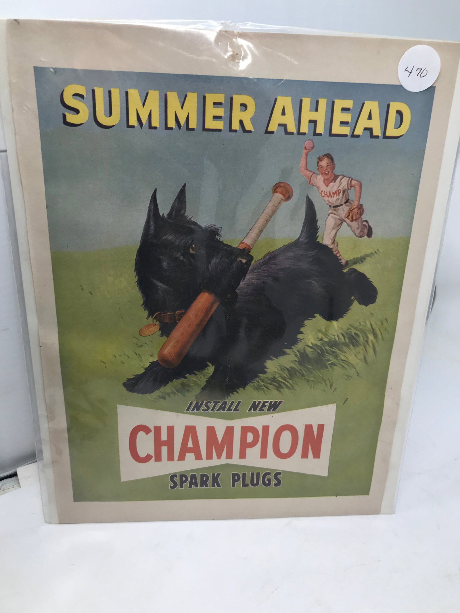 Champion Spark Plugs Advertisment: 11"x 14"